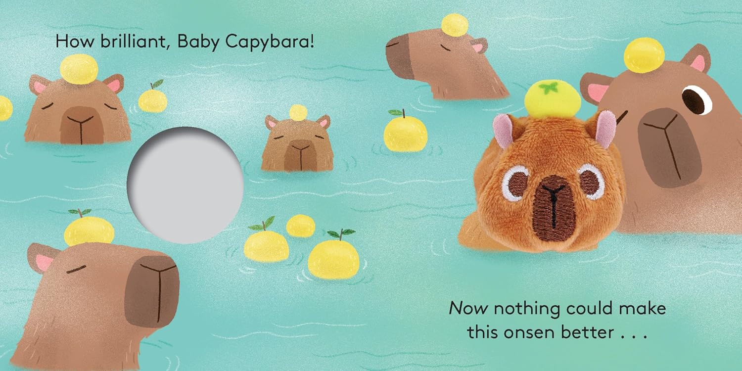 Baby Capybara: Finger Puppet Book