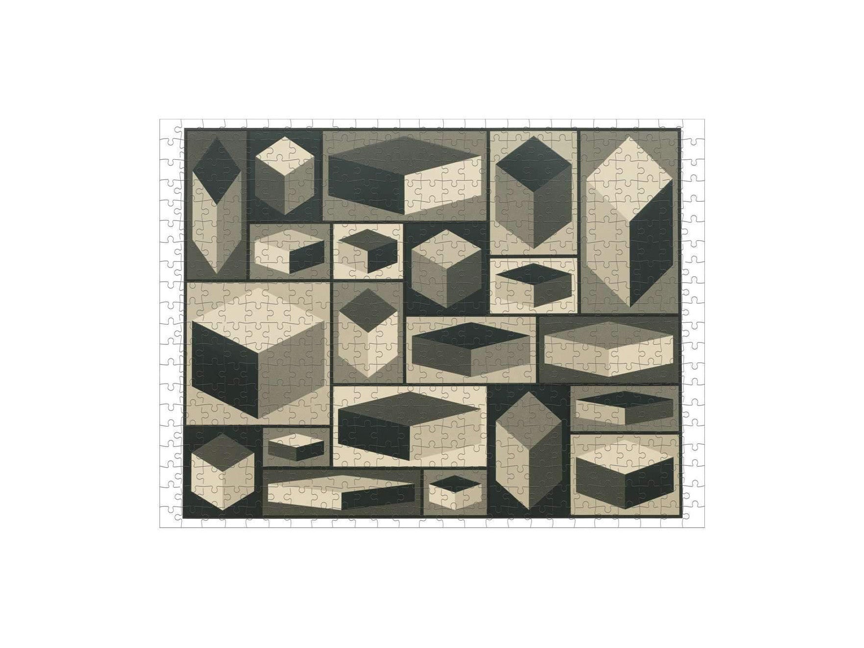 Moma Sol Lewitt 2 Sided Puzzle