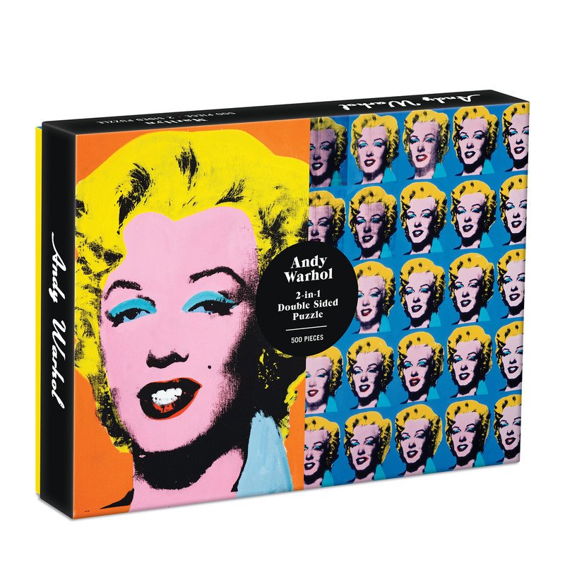 Warhol - Marilyn 2-sided 500 piece puzzle
