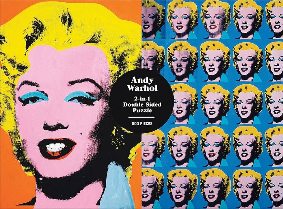 Warhol - Marilyn 2-sided 500 piece puzzle