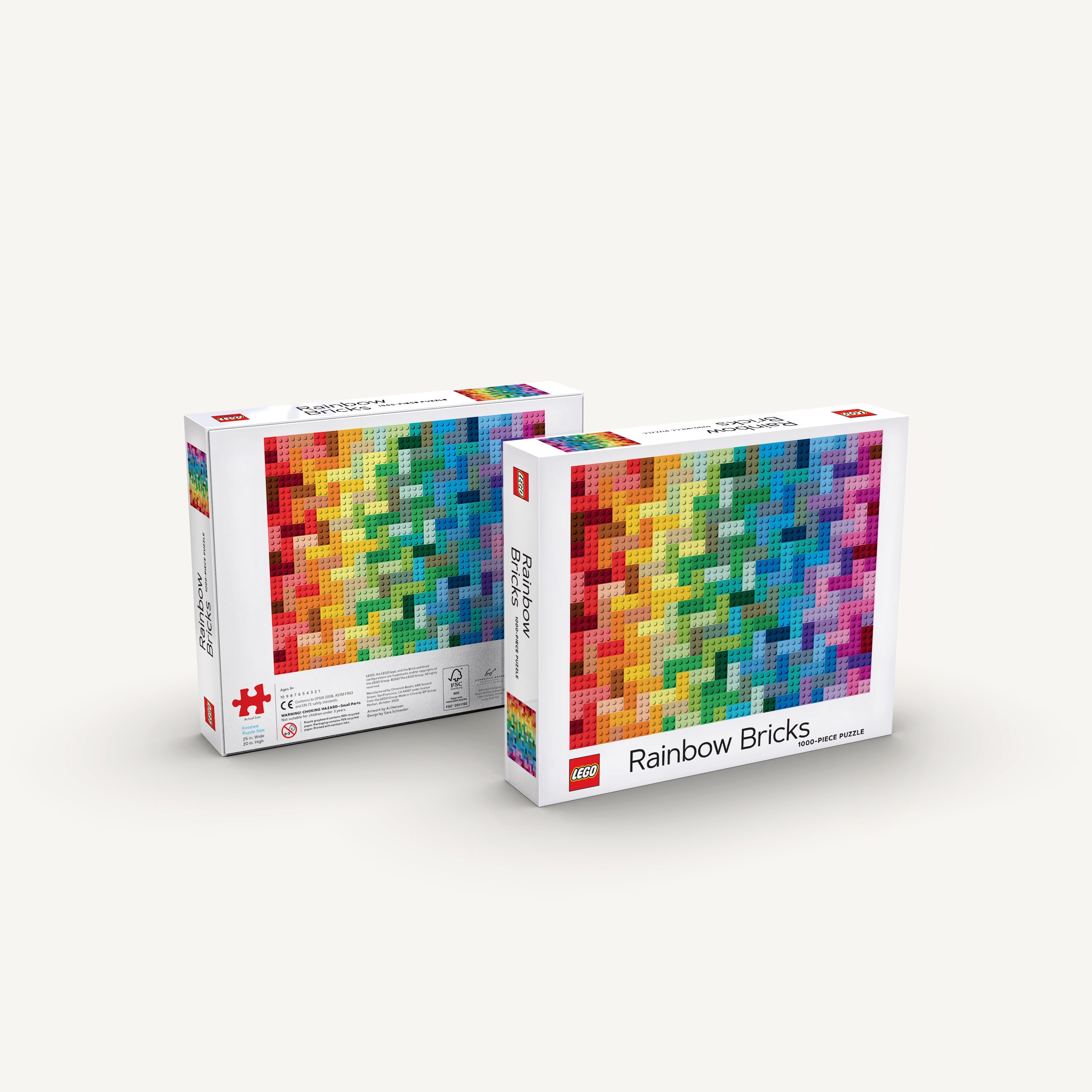 Lego Rainbow Bricks Puzzle