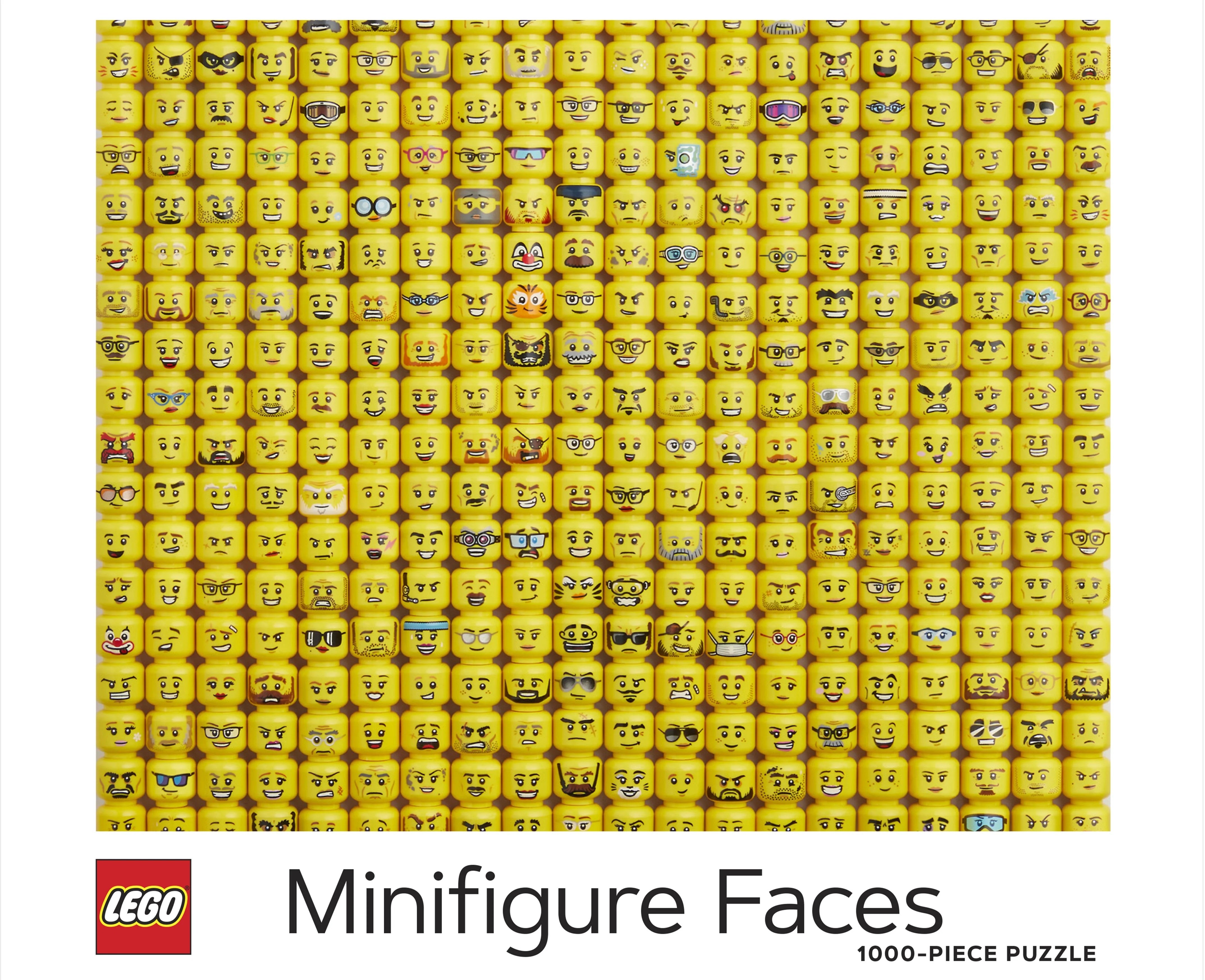 Lego Minifigure Faces 1000 Piece Puzzle