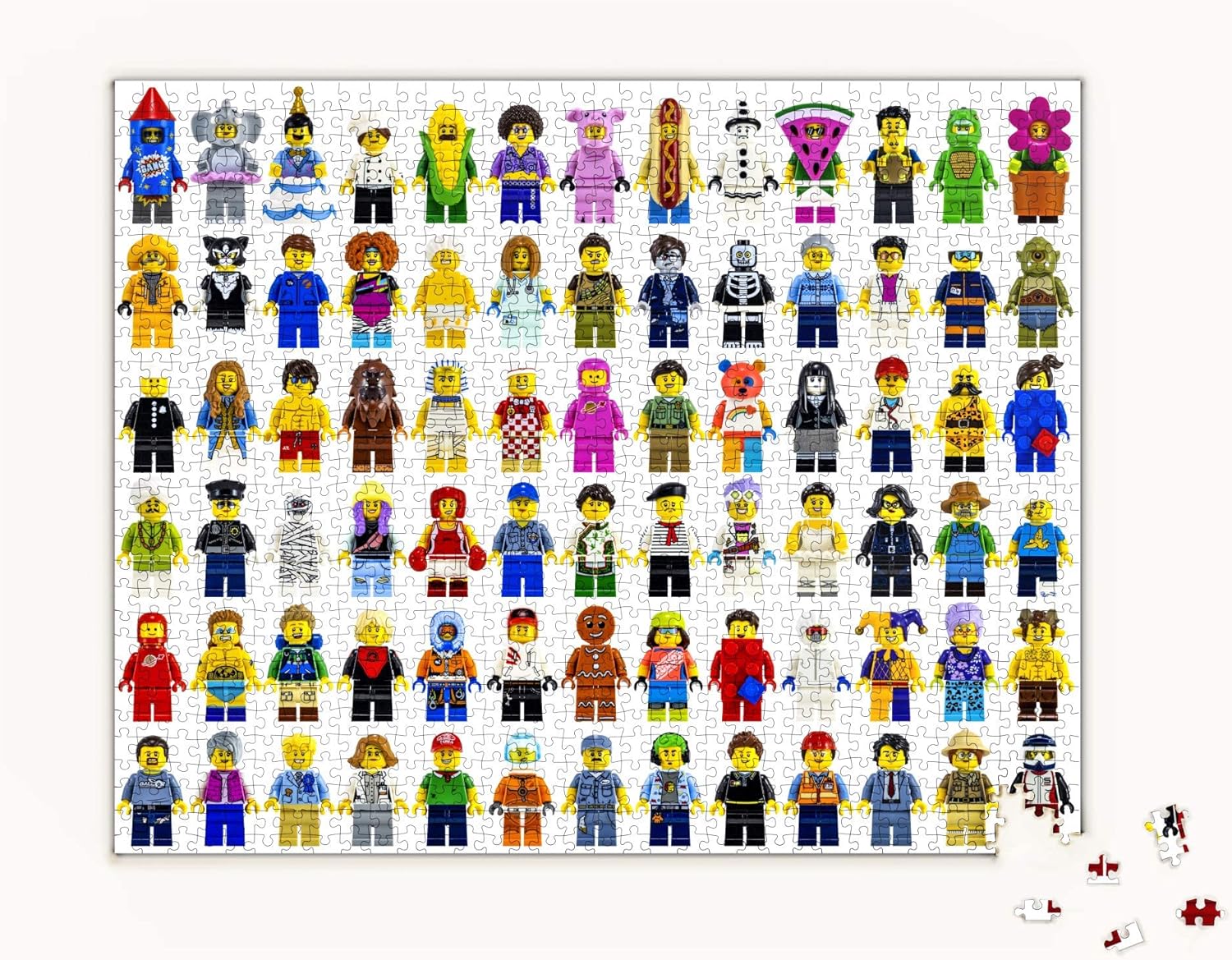 Lego Minifigure 1000 Piece Puzzle