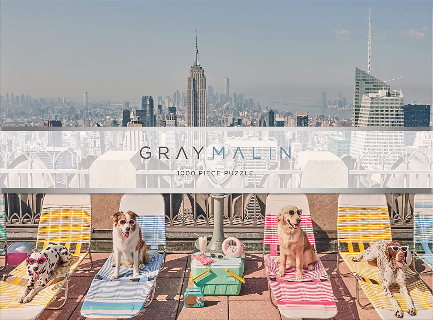 Gray Malin The Dogs of New York City 1000 Piece Puzzle