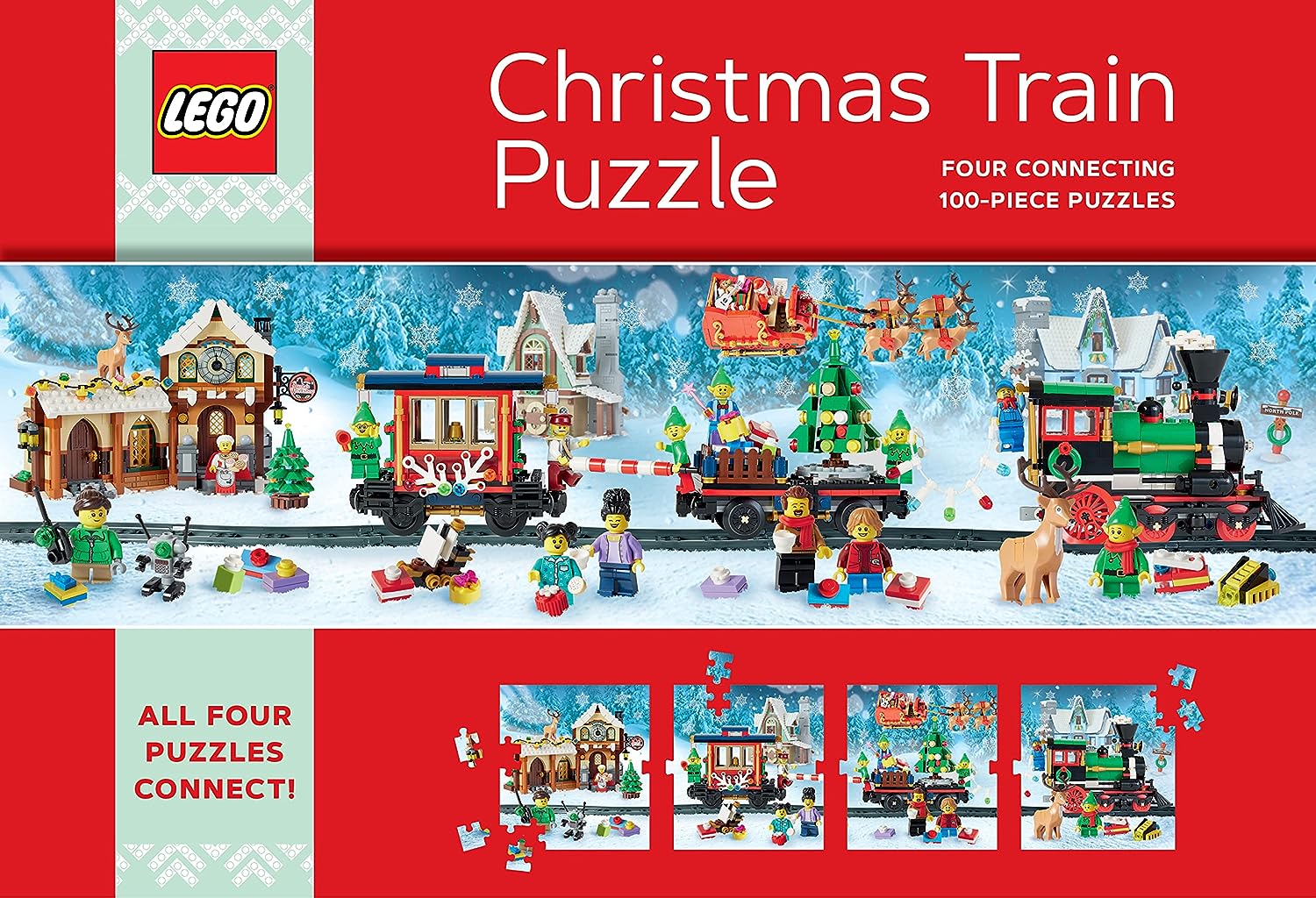 LEGO Christmas Train Puzzle