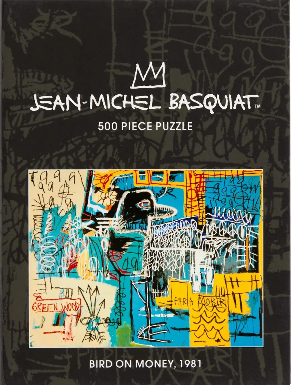 Basquiat Bird on Money 500 Piece Book Puzzle