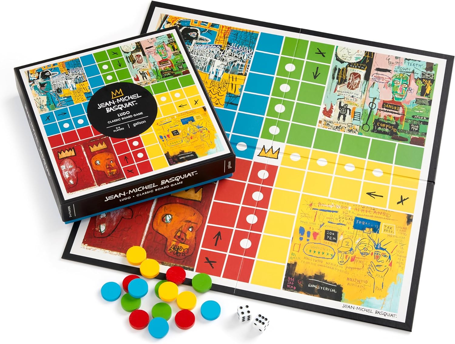 Jean-Michel Basquiat Ludo Board Game