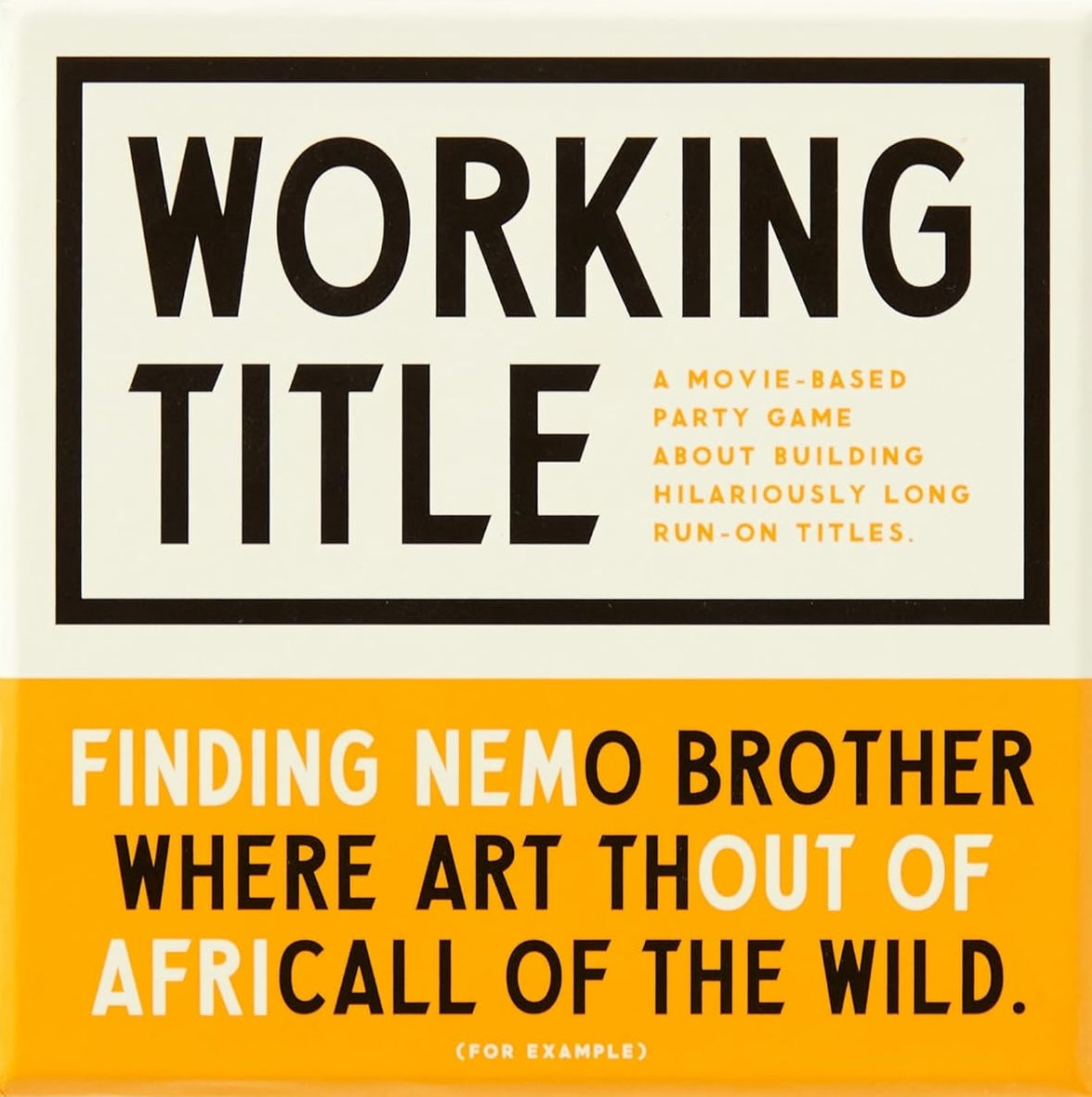 Working Title Working Title Game