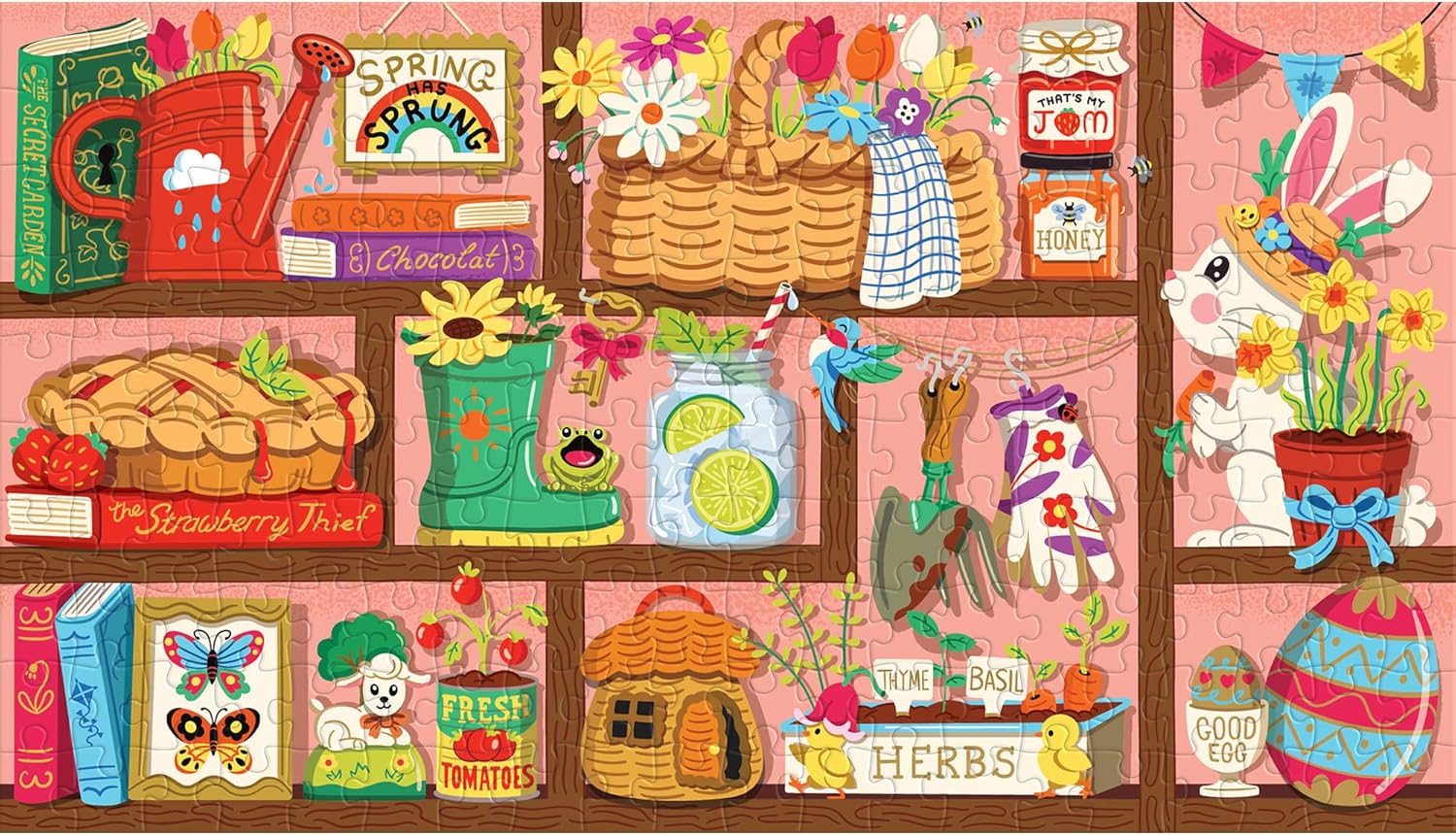 Spring Curiosities - 200 piece Jigsaw Puzzle