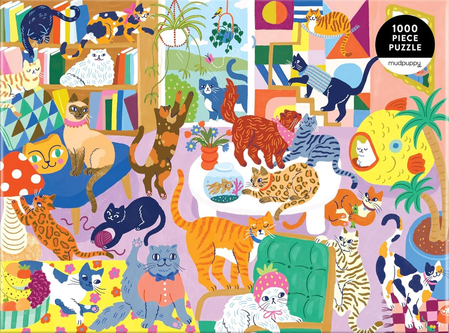 Cozy Cat Club – 1000 Piece Puzzle