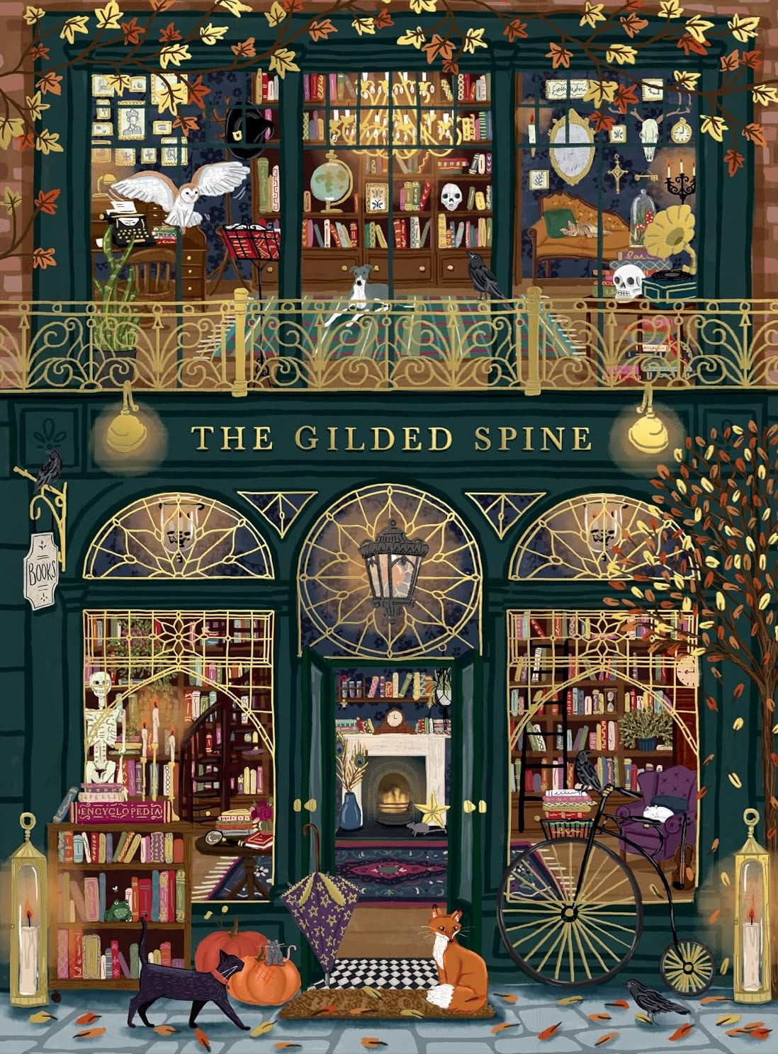 The Gilded Spine - 1000 Piece Puzzle