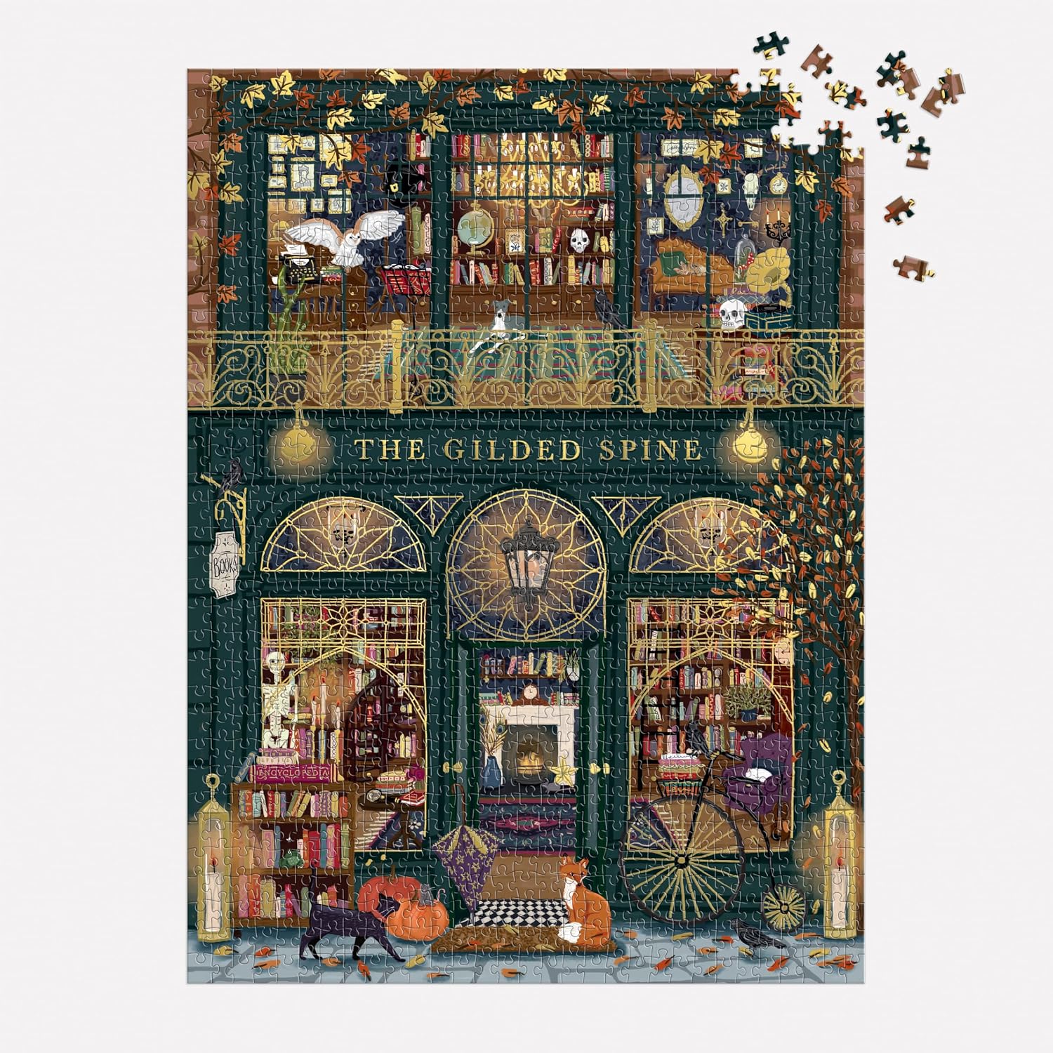The Gilded Spine - 1000 Piece Puzzle