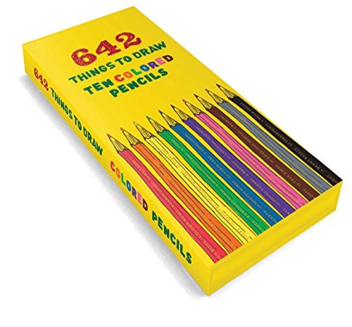 642 things to draw ten colored pencils