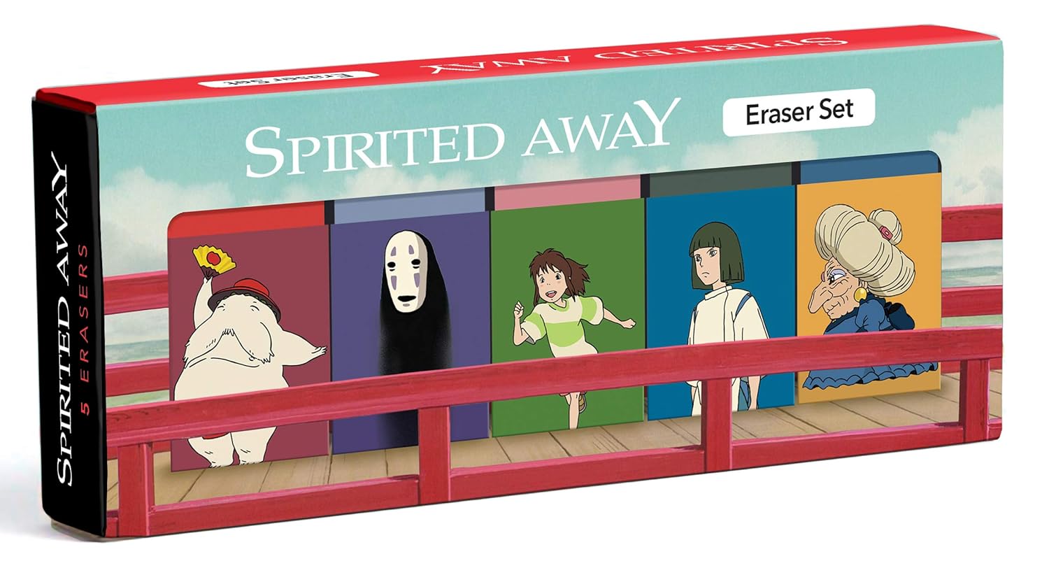 Spirited Away Eraser Set - Studio Ghibli