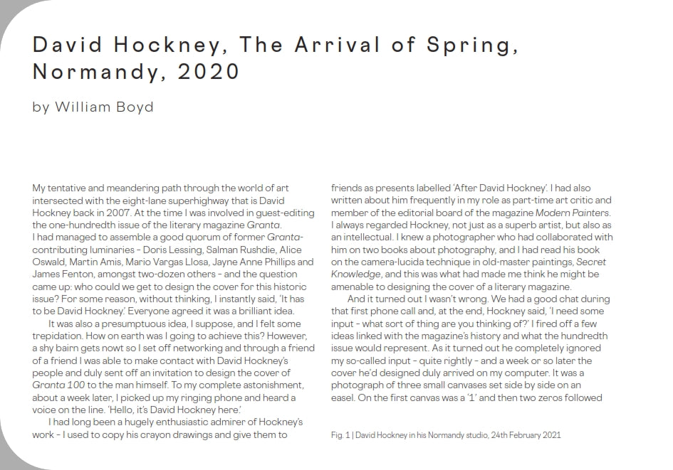 The Arrival of Spring - David Hockney