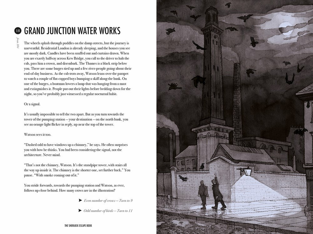 Sherlock Holmes Escape Book - The Adventure of the London Waterworks