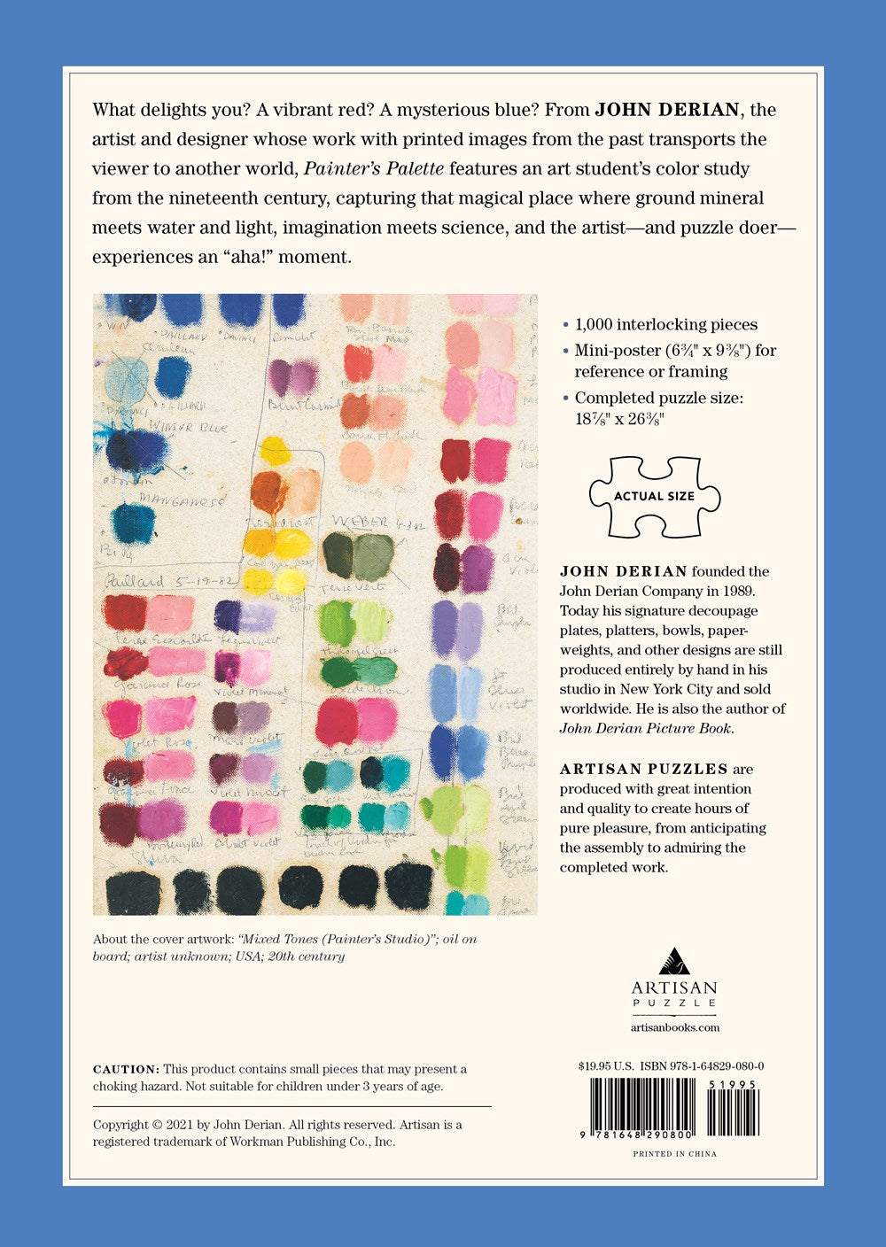 Painter's Palette - John Derian - 1,000 Pieces