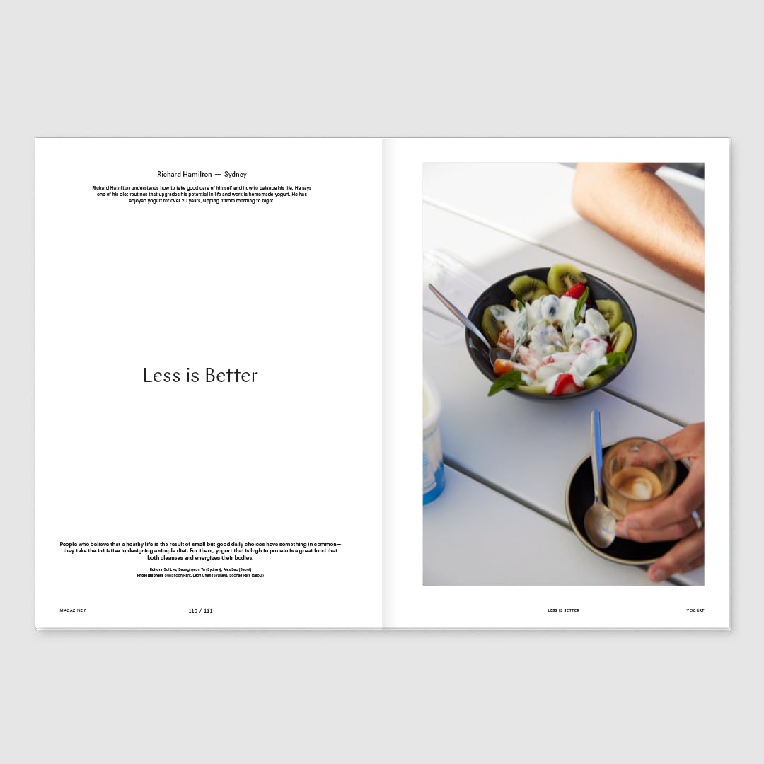 Magazine F Issue 24 YOGURT
