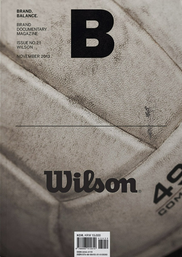 Magazine B Issue 21 WILSON