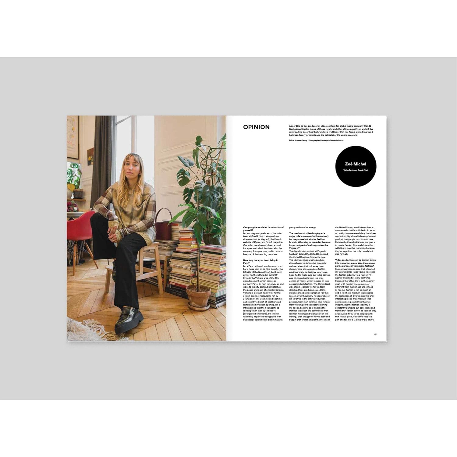 Magazine B Issue 61 ACNE STUDIOS