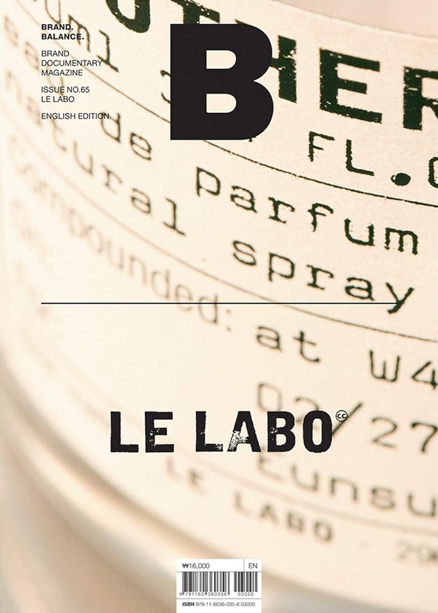 Magazine B Issue 65 LE LABO