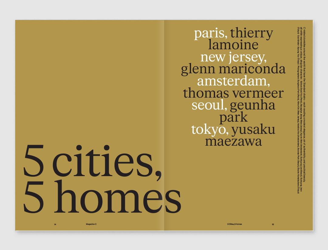 Magazine C Issue 01 STANDARD CHAIR