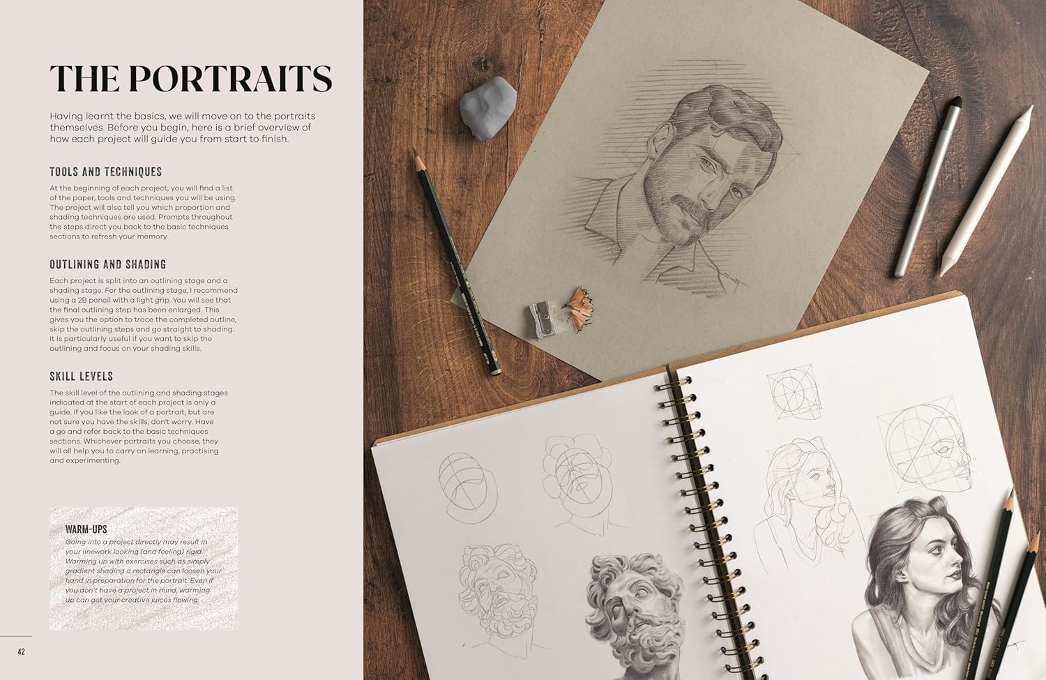 Step-by-Step Portraits from Simple Shapes