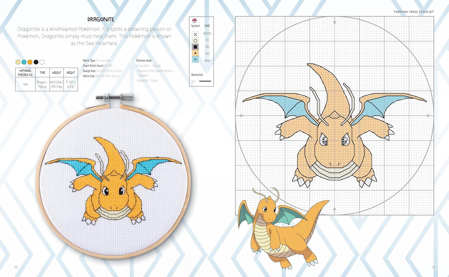 Pokémon Cross Stitch Kit