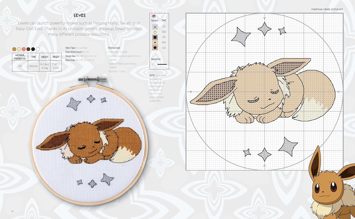 Pokémon Cross Stitch Kit