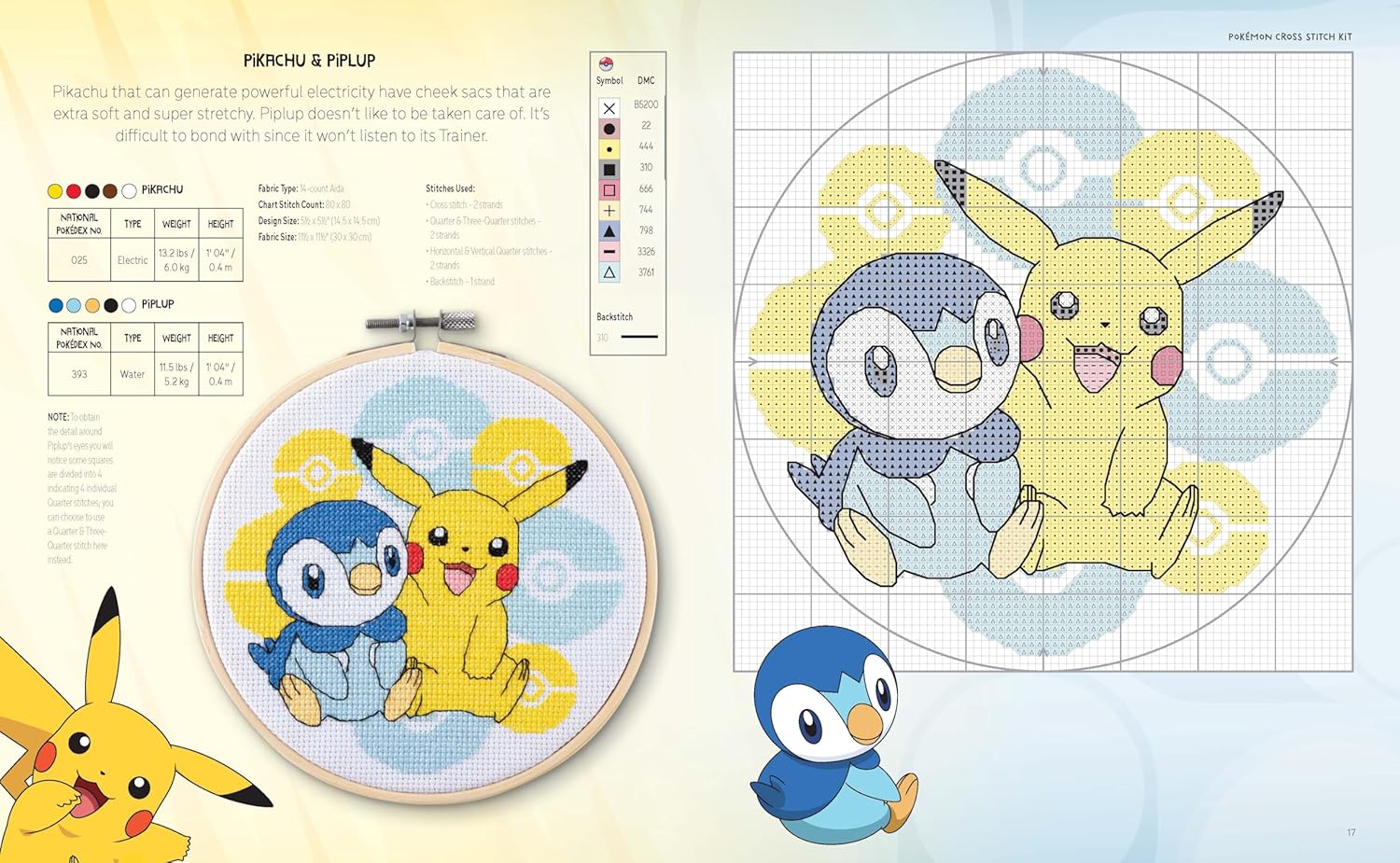 Pokémon Cross Stitch Kit