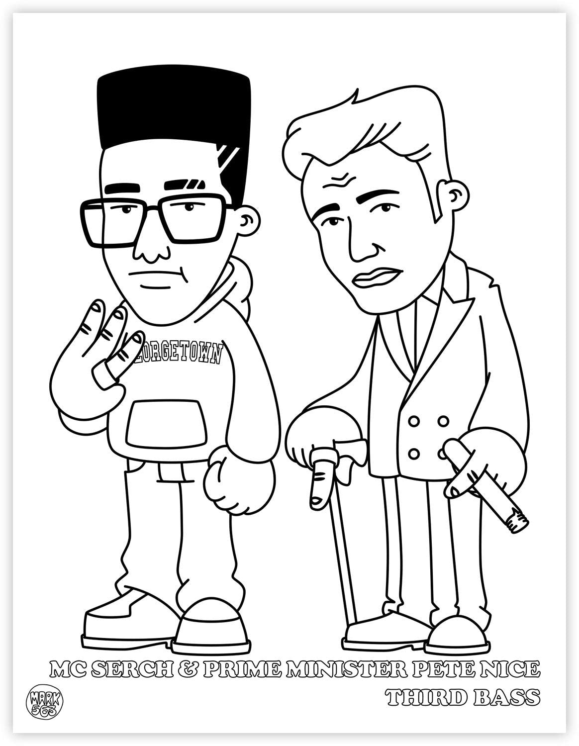 Hip Hop Coloring Book