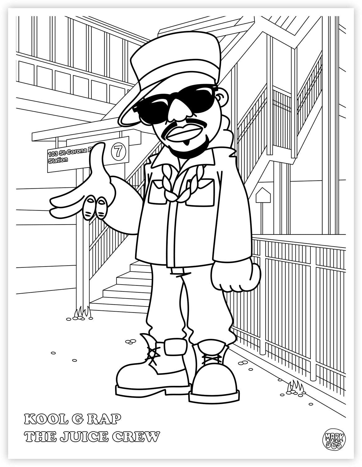 Hip Hop Coloring Book