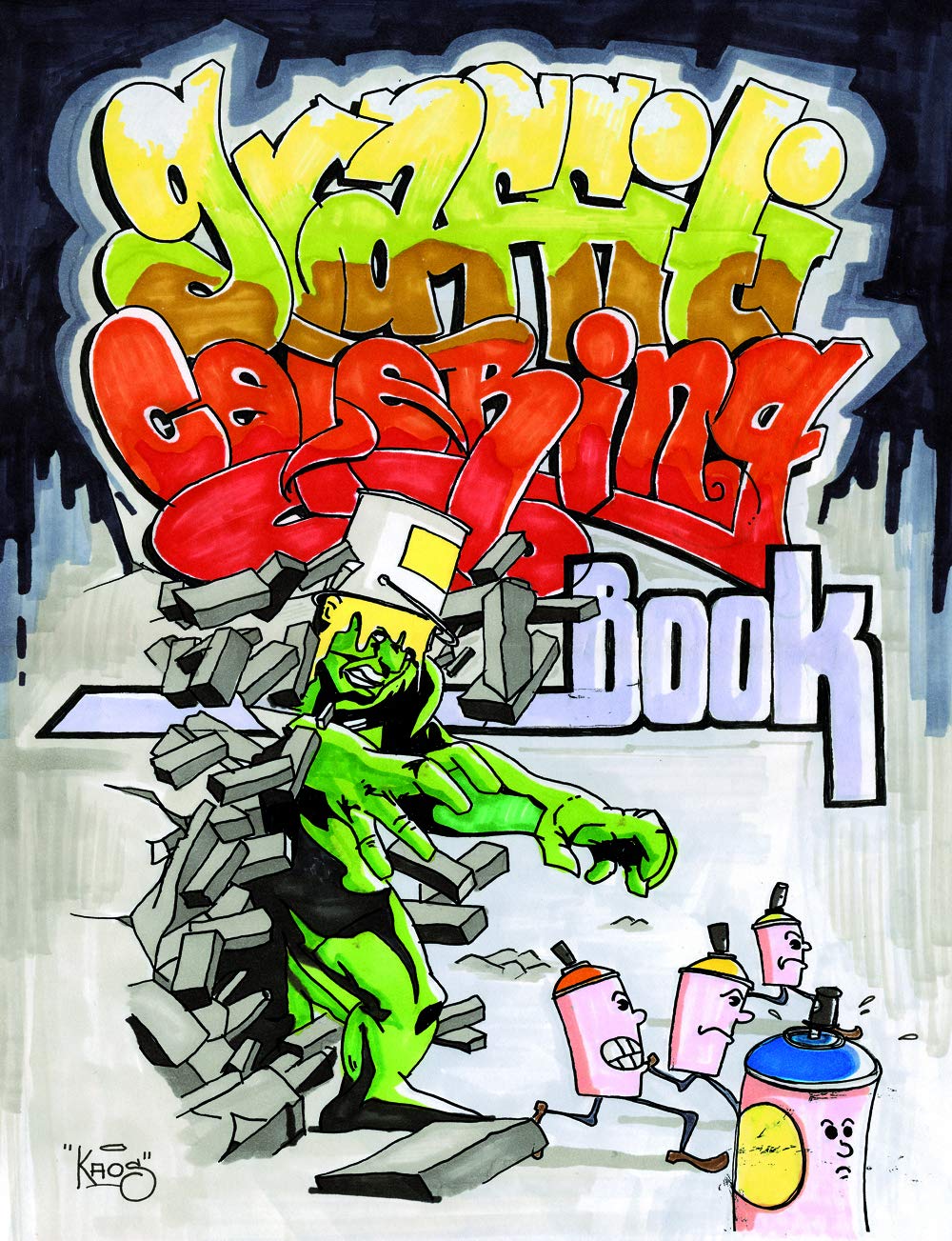 Graffiti Coloring Book Vol 1