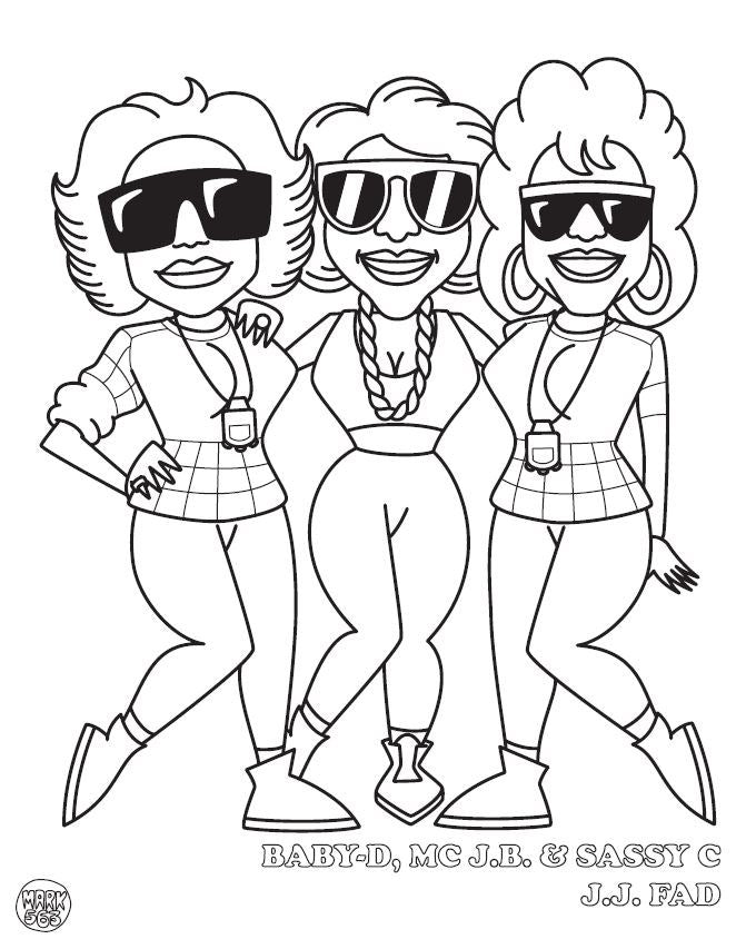 Hip Hop Coloring Book West Coast Edition