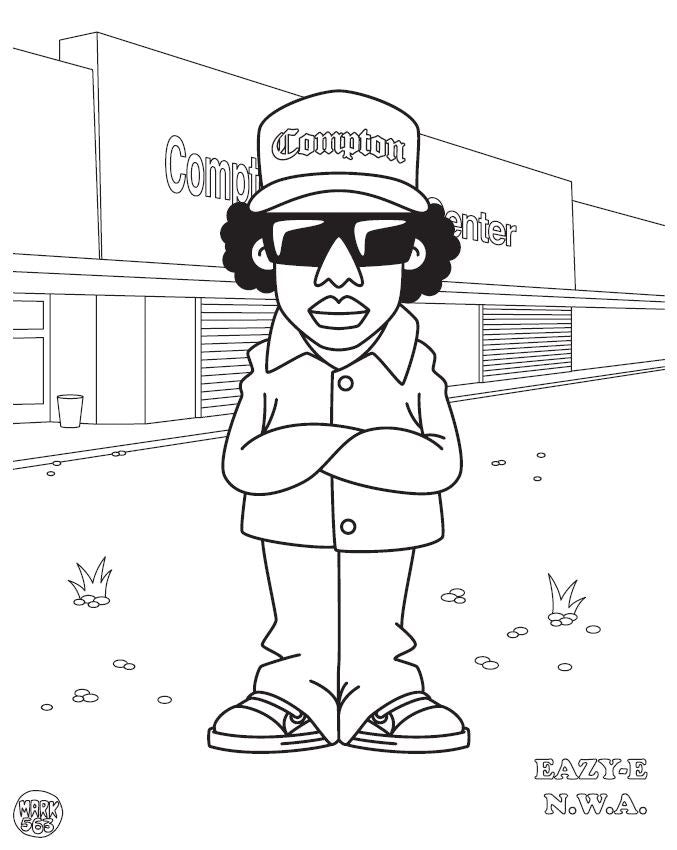 Hip Hop Coloring Book West Coast Edition