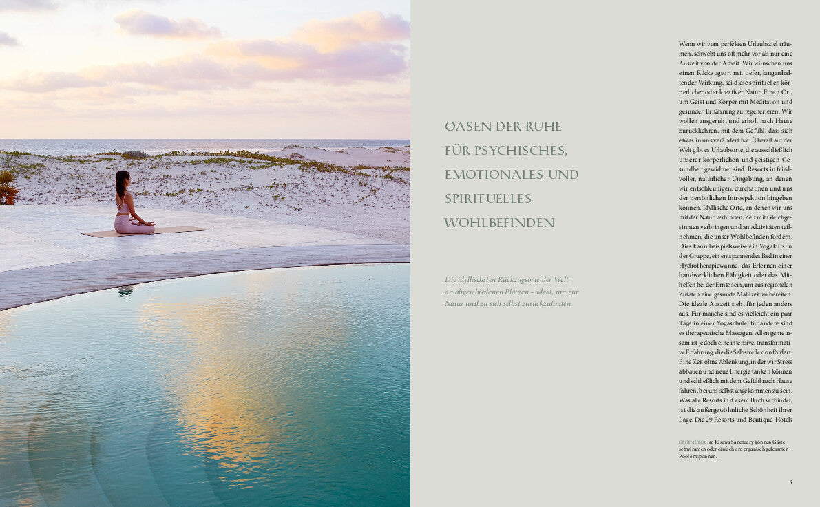 Stille Tage an schönen Orten - German