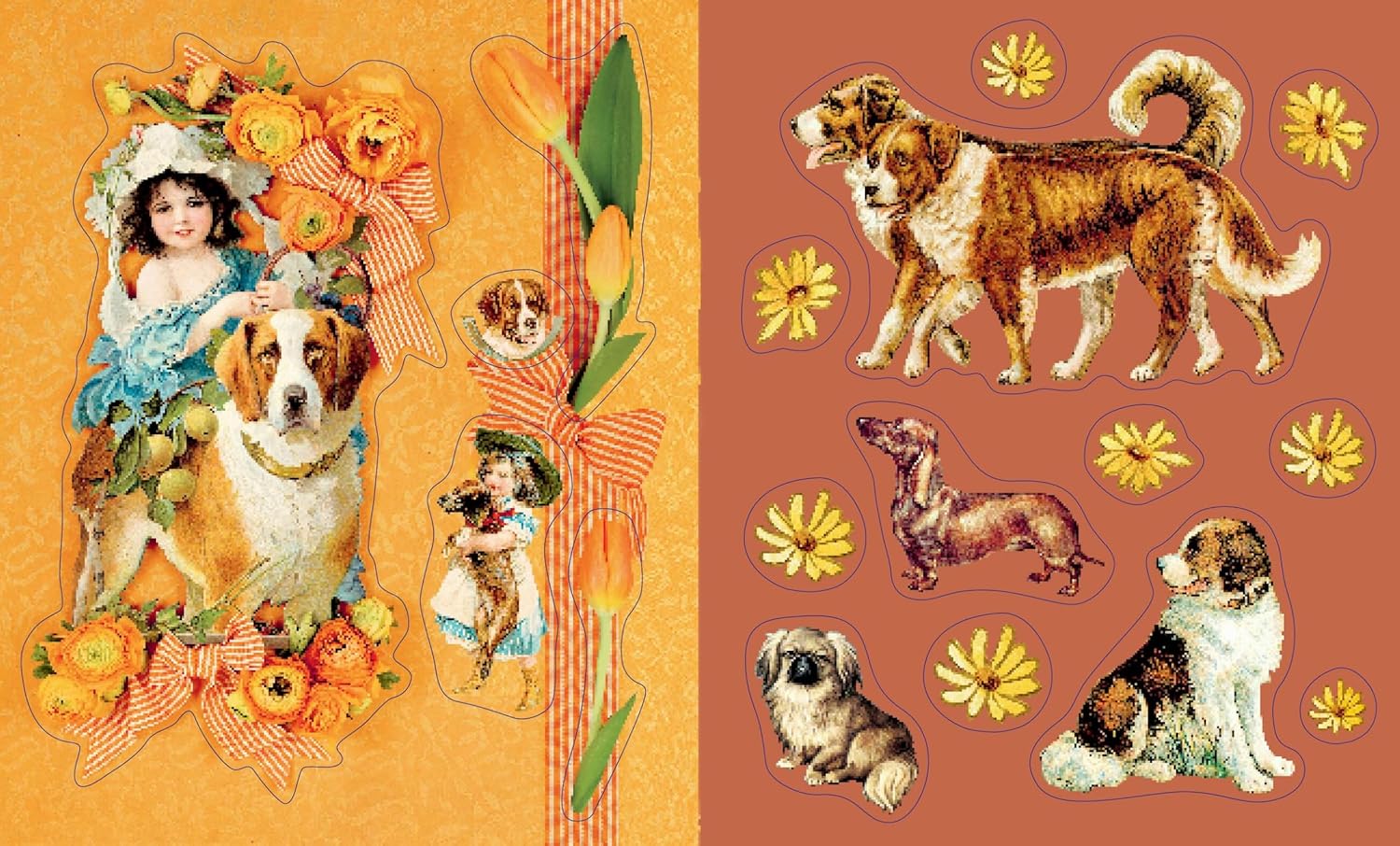Victoriana Dog Sticker Book