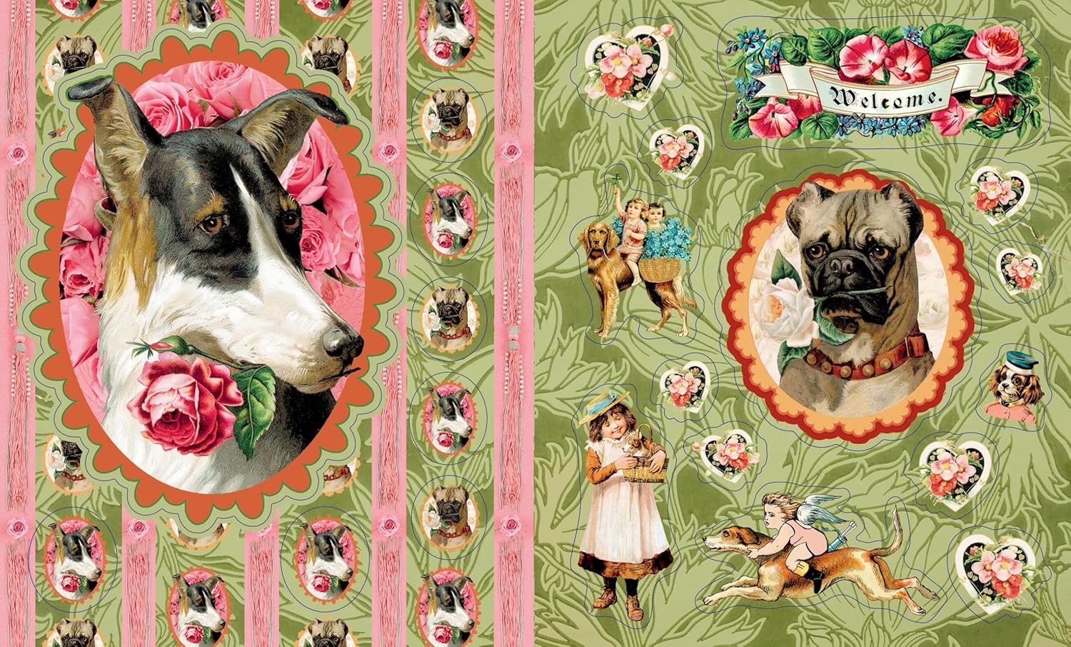 Victoriana Dog Sticker Book