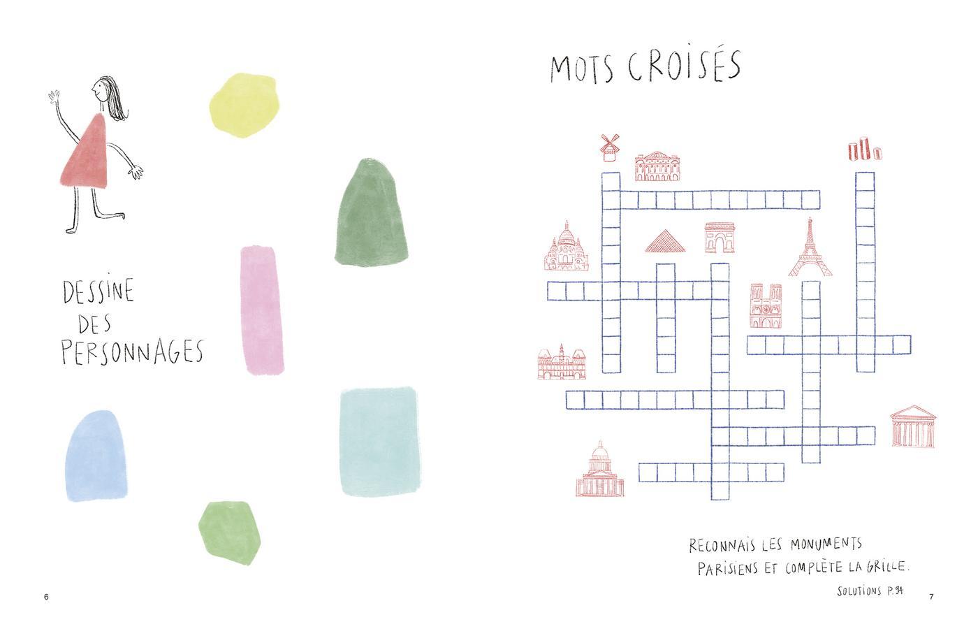 Cahier d'activités Paris - Zoé de Las Cases - French