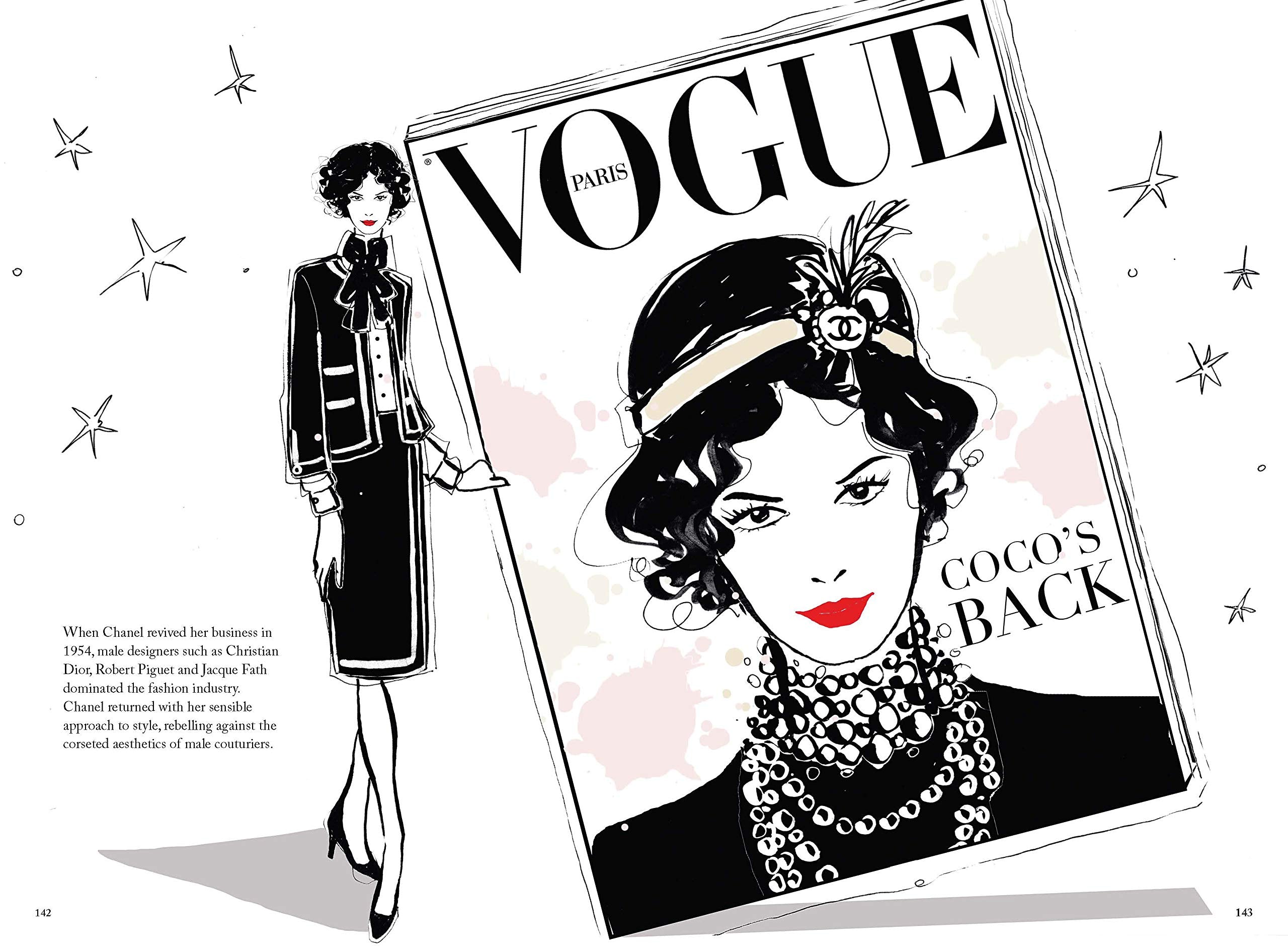 Coco Chanel - The Illustrated World of a Fashion Icon