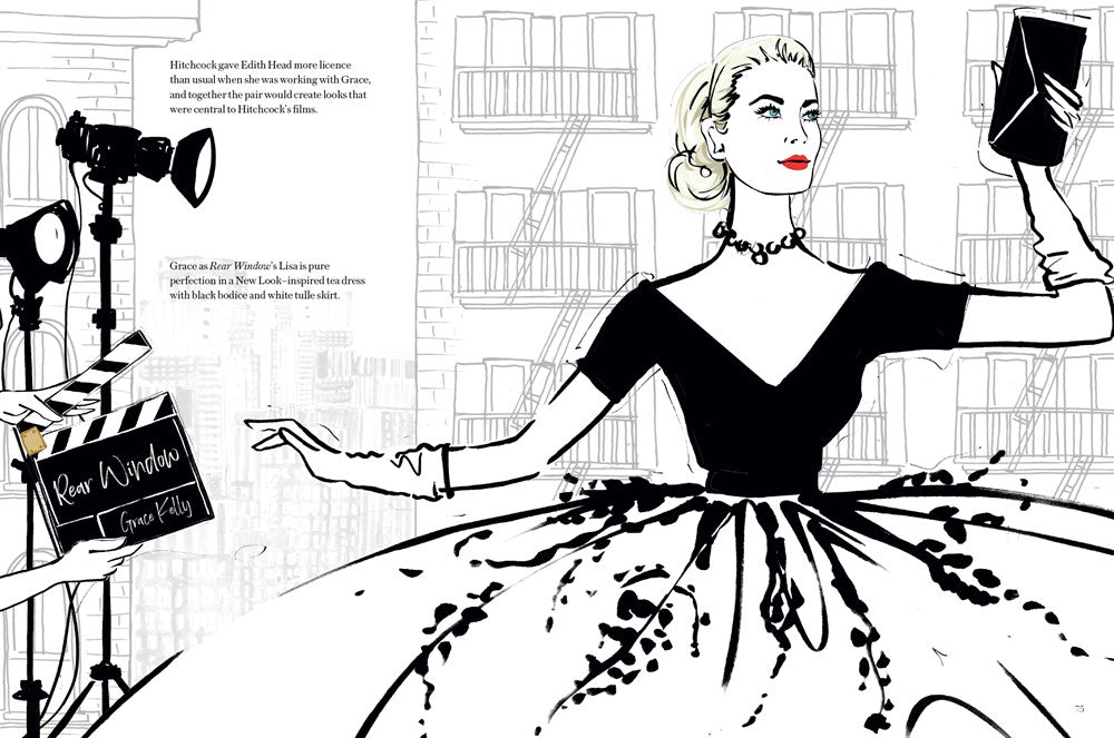 Grace Kelly - The Illustrated World of a Fashion Icon