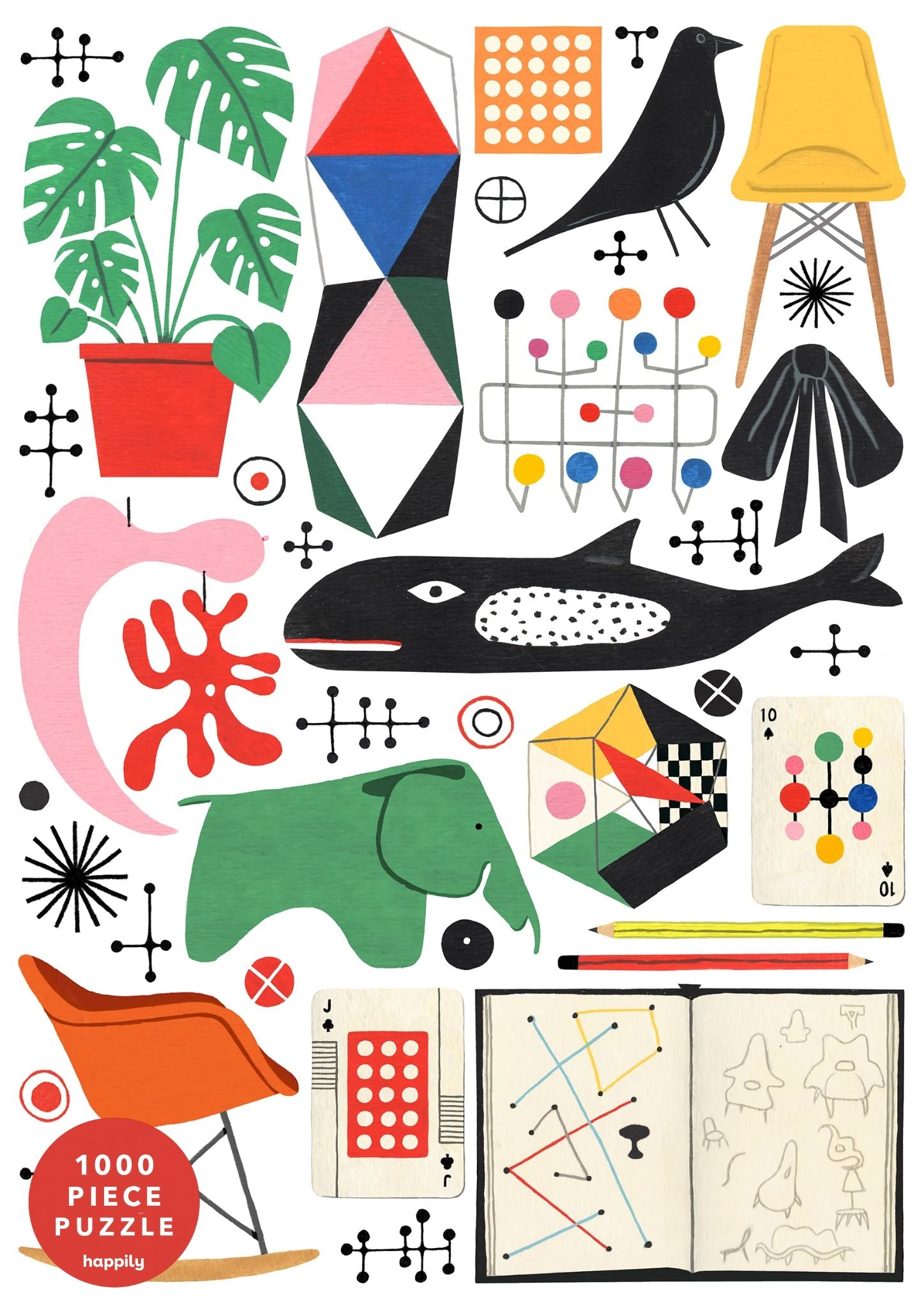 Eames - 1000 Piece Jigsaw Puzzle