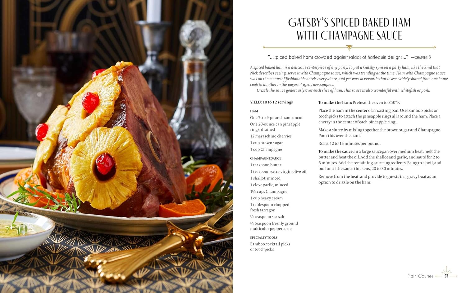 Great Gatsby Cooking and Entertaining Guide