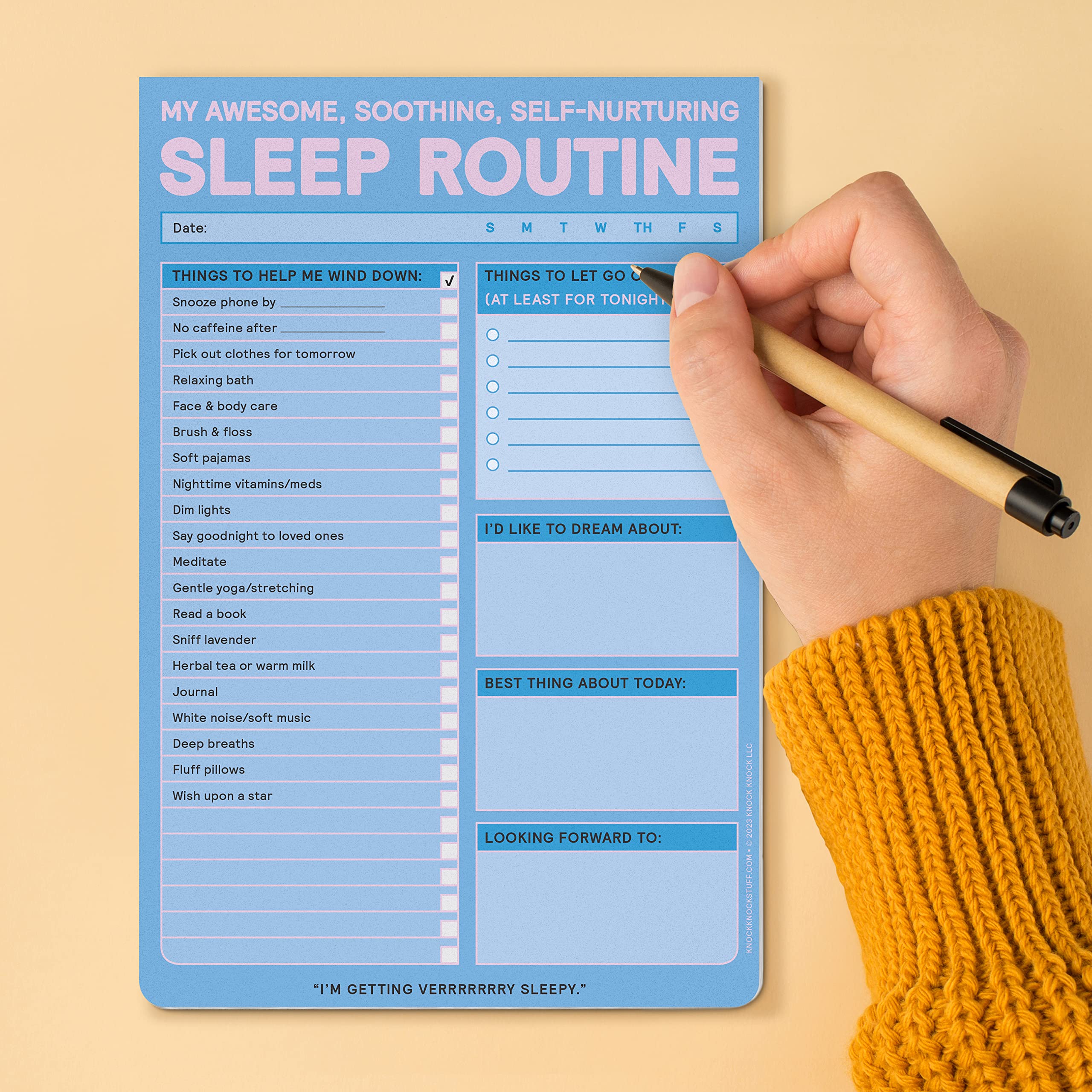 Sleep Routine Pad