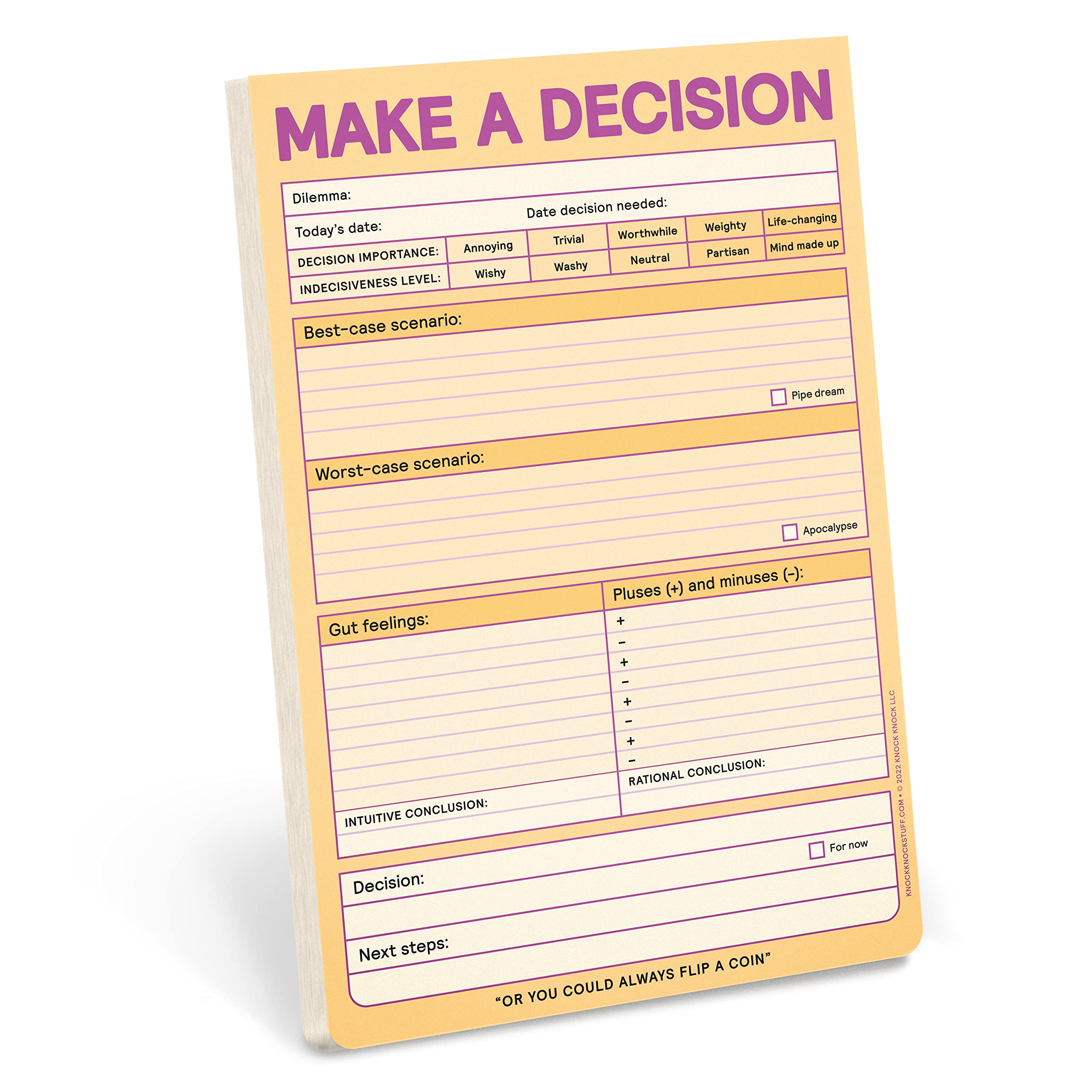 Make a Decision Pad