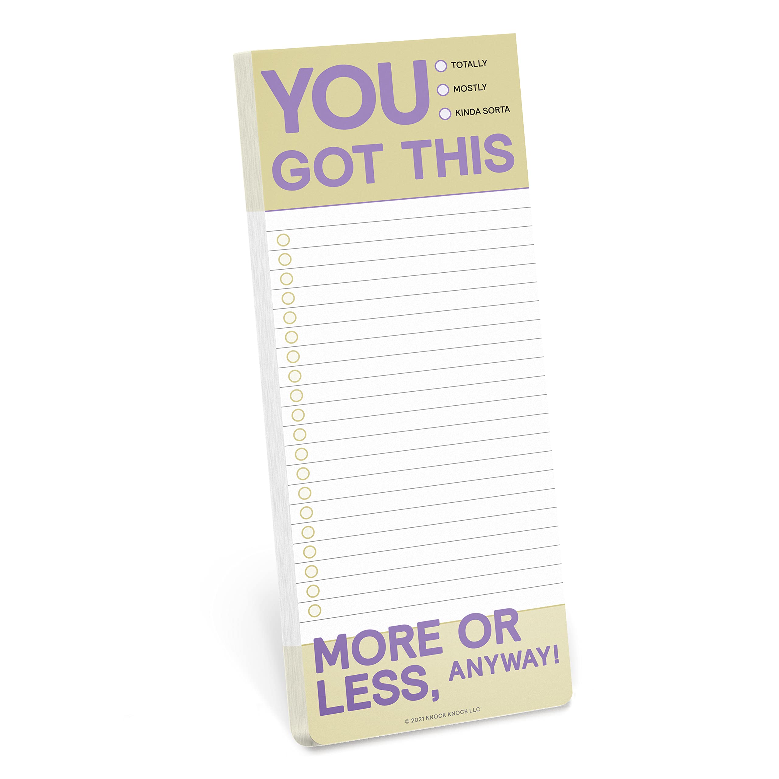 You Got This Make-a-List Pad