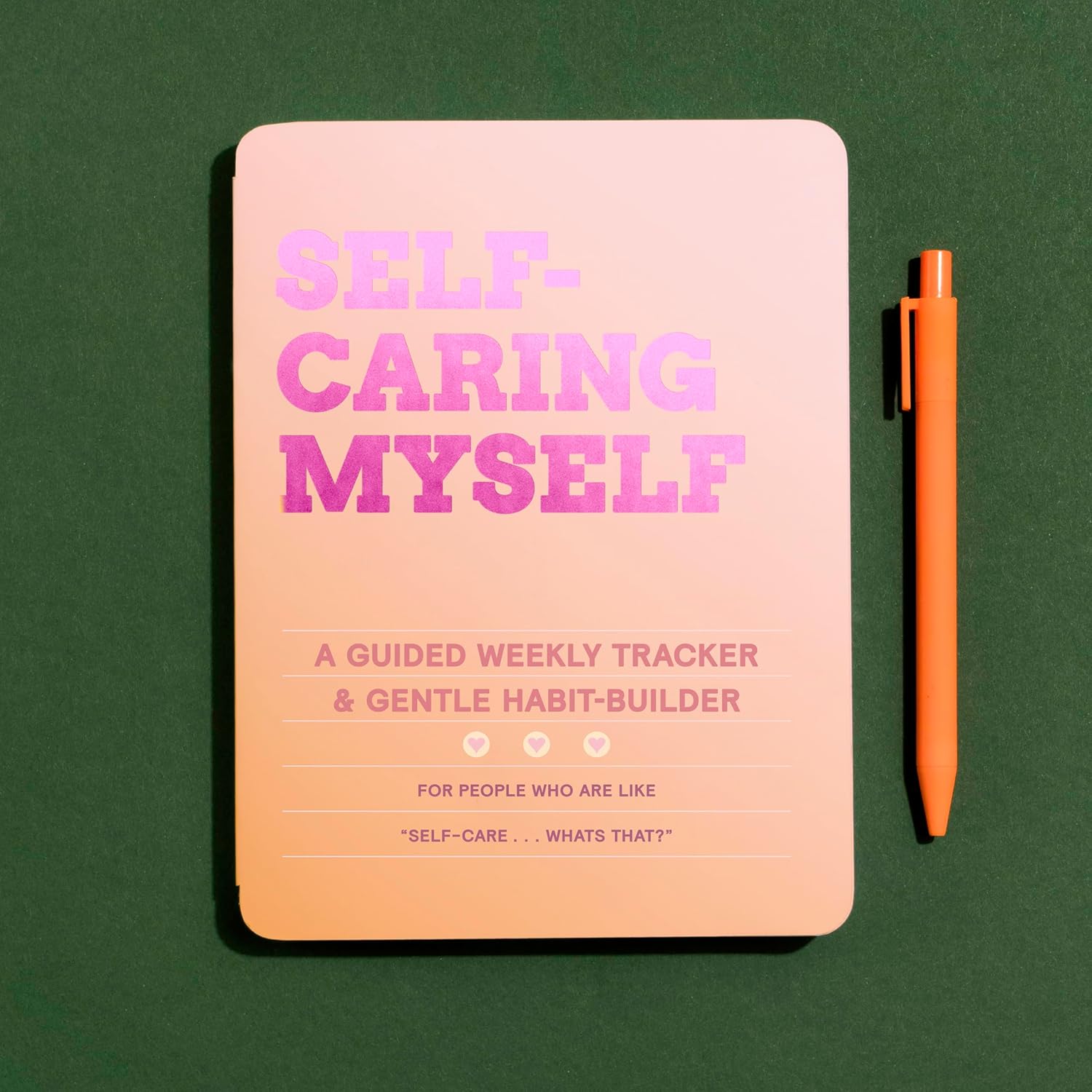 Self-Caring Myself Tracker Notebook