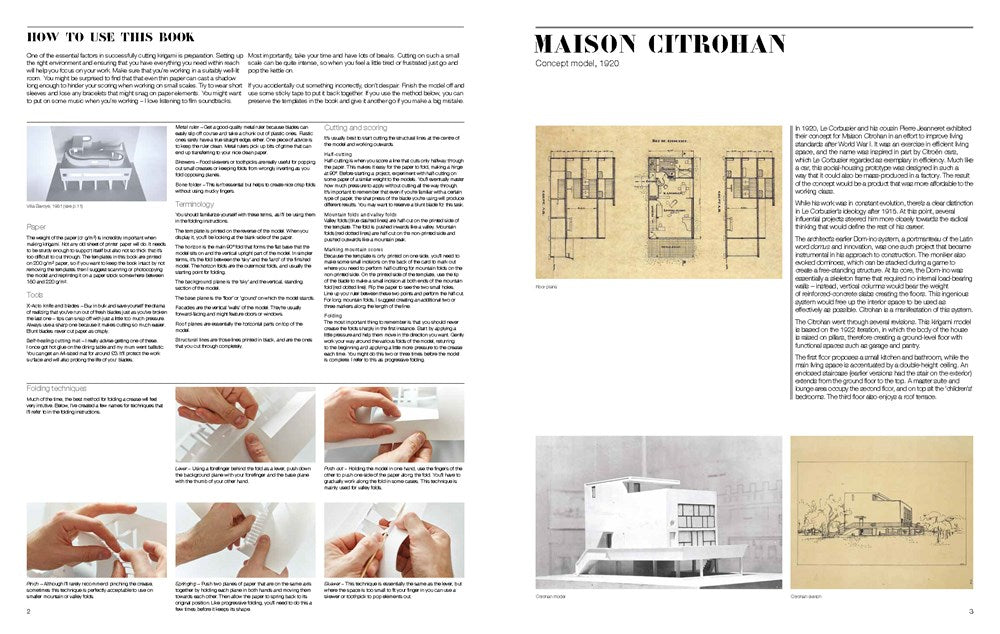 Le Corbusier Paper Models