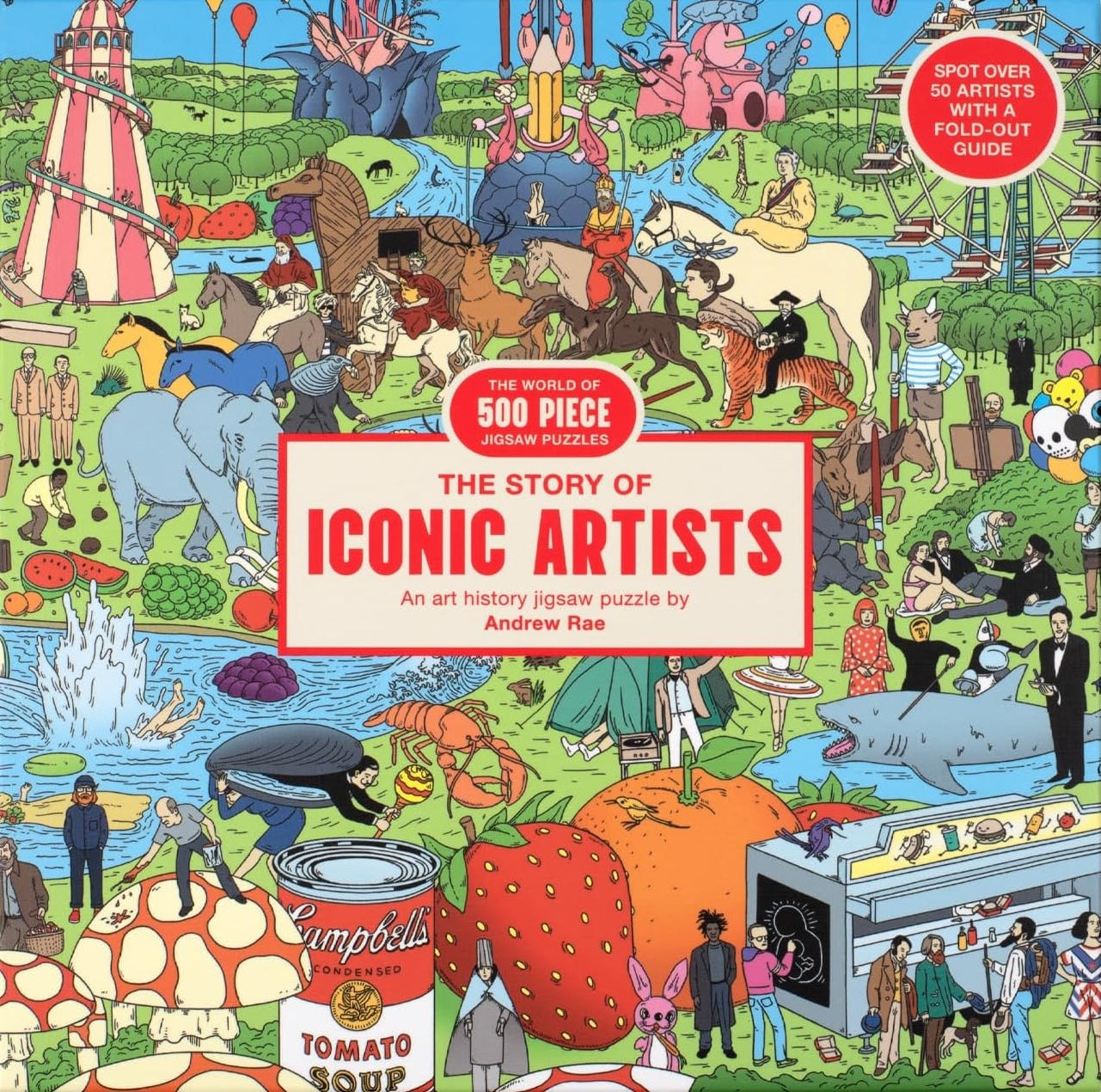 The Story of Iconic Artists - 500 Piece Puzzle