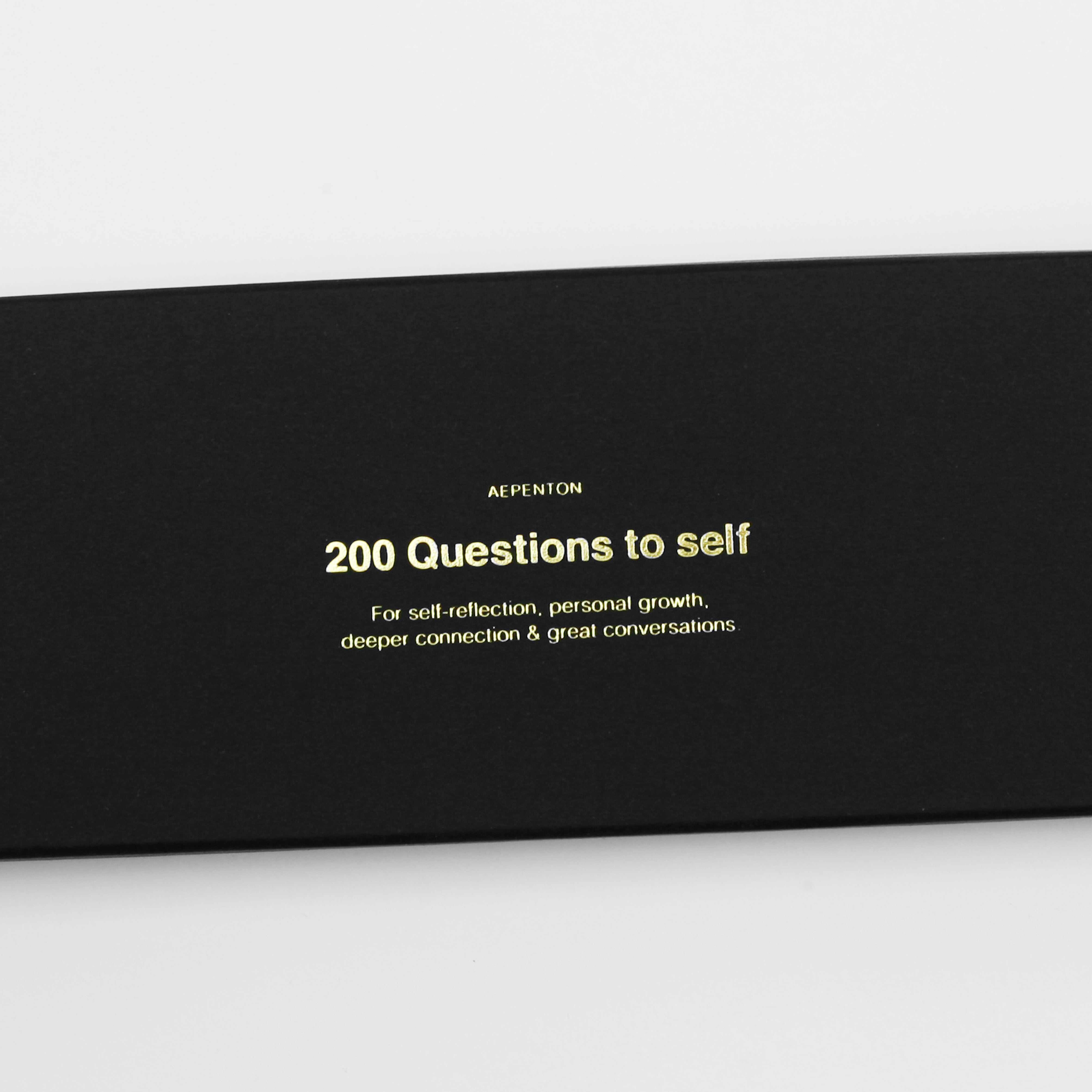 200 Questions to self